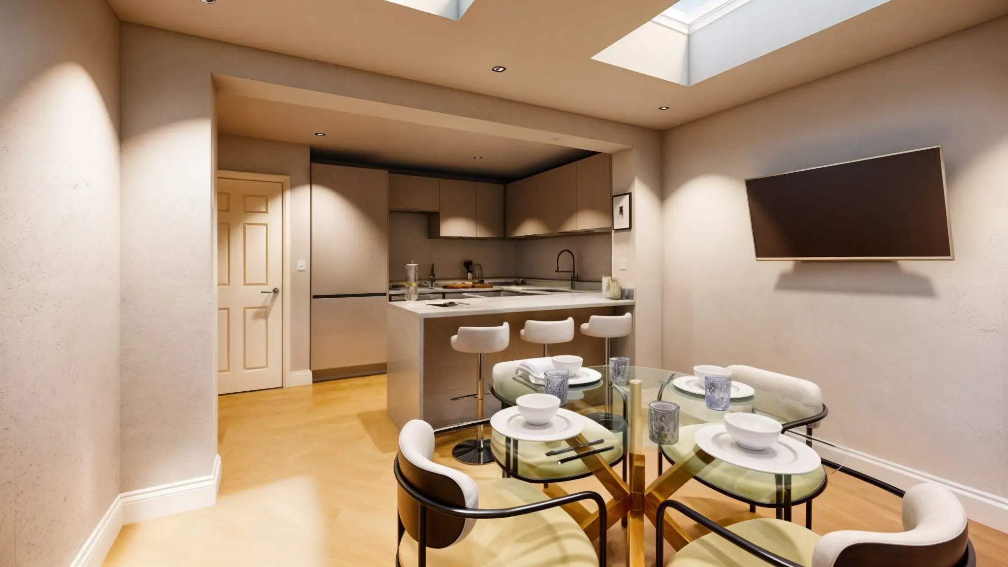 Architectural Kitchen Render